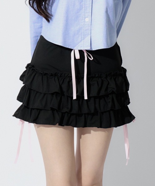 [SOMEWHERE BUTTER]Cancan shirring ミニスカート★新作★韓国★ 楽天市場】正規品【 CRANK CANCAN FRILL MINI SKIRT 】 クランク