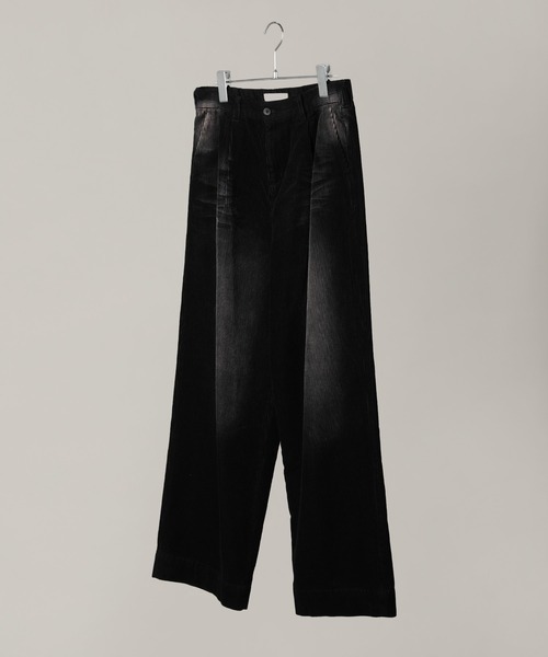 クラシック ヘビーコーデュロイ ワイドスラックス パンツ