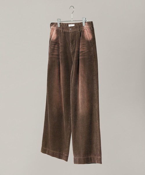 クラシック ヘビーコーデュロイ ワイドスラックス パンツ