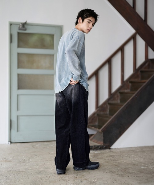 クラシック ヘビーコーデュロイ ワイドスラックス パンツ