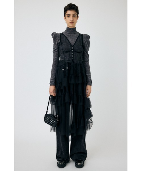 セール】CORSET DETAIL SHEER ドレス（ワンピース）｜MOUSSY（マウジー