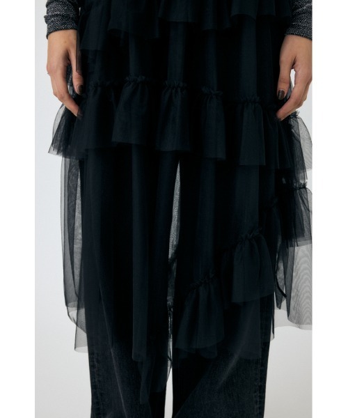 MOUSSY(マウジー)の「CORSET DETAIL SHEER ドレス(ワンピース・レディース・ブラック/グレー・FREE)」の16枚目の写真