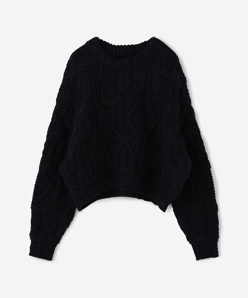 Coohem(コーヘン)の「COOHEM | クレイジーアラン ニットプルオーバー WOMEN(ニット/セーター・レディース・ネイビー/ホワイト・F)」の18枚目の写真