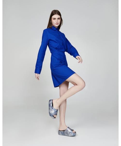 melissa(メリッサ)の「MELISSA FREE PLATFORM SLIDE DENIM AD(サンダル・レディース・ブラック/ブルー・35-36/38/37/39)」の6枚目の写真