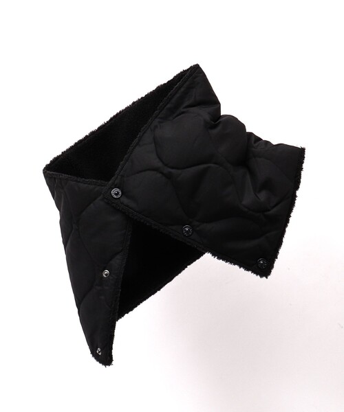 TAION(タイオン)の「【TAION/タイオン】MILITARY R/S VOLUME DOWN NECK WARMER(マフラー・メンズ・ミント/ベージュ/ブラック/チャコールグレー・FREE)」の2枚目の写真