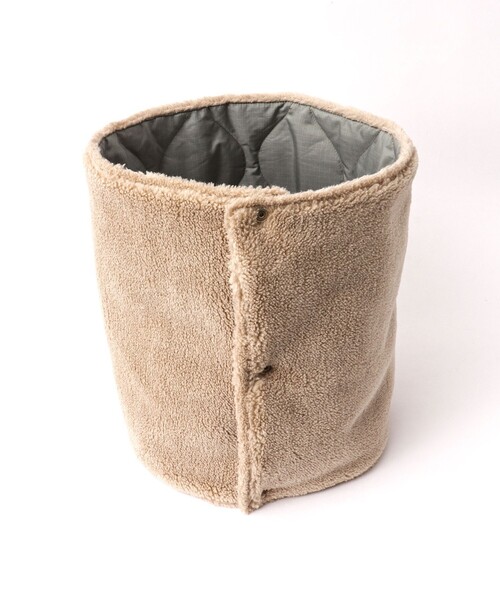TAION(タイオン)の「【TAION/タイオン】MILITARY R/S VOLUME DOWN NECK WARMER(マフラー・メンズ・ミント/ベージュ/ブラック/チャコールグレー・FREE)」の9枚目の写真