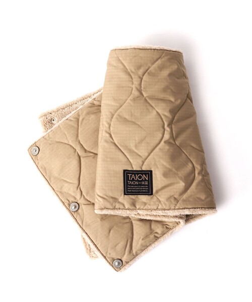 TAION(タイオン)の「【TAION/タイオン】MILITARY R/S VOLUME DOWN NECK WARMER(マフラー・メンズ・ミント/ベージュ/ブラック/チャコールグレー・FREE)」の16枚目の写真