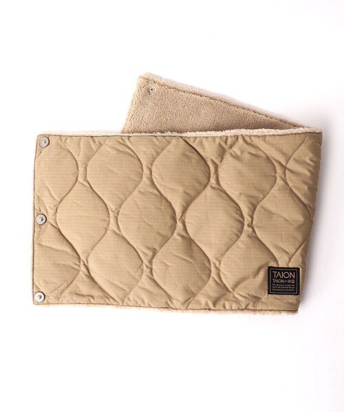 TAION(タイオン)の「【TAION/タイオン】MILITARY R/S VOLUME DOWN NECK WARMER(マフラー・メンズ・ミント/ベージュ/ブラック/チャコールグレー・FREE)」の19枚目の写真
