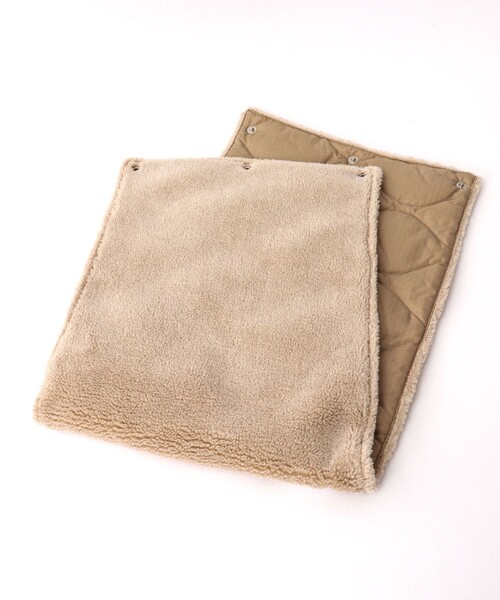 TAION(タイオン)の「【TAION/タイオン】MILITARY R/S VOLUME DOWN NECK WARMER(マフラー・メンズ・ミント/ベージュ/ブラック/チャコールグレー・FREE)」の20枚目の写真