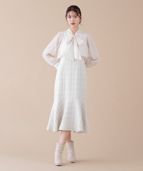 JILLSTUART ジルスチュアート 新品タグ付き ツイードワンピース