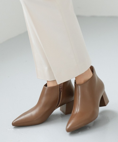 セール】らくっションヒールブーティ/152961（ブーツ）｜GLOBAL WORK