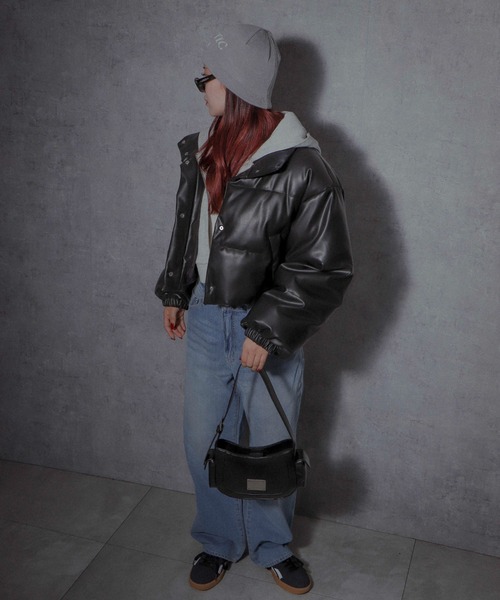 WEGO（ウィゴー）の「WEGO/プレートデザインハトメバッグ（ショルダーバッグ・レディース・ブラック/シルバー・FREE）」の8枚目の写真