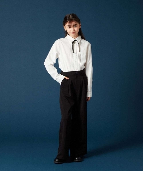 a.v.v（アーヴェヴェ）の「[140-160]【卒服】ワイドパンツ（その他パンツ・キッズ・ブラック・140/150/160）」の8枚目の写真