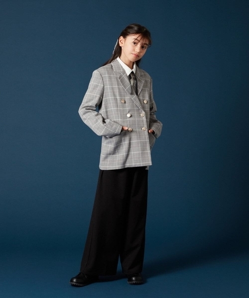 a.v.v（アーヴェヴェ）の「[140-160]【卒服】ワイドパンツ（その他パンツ・キッズ・ブラック・140/150/160）」の11枚目の写真