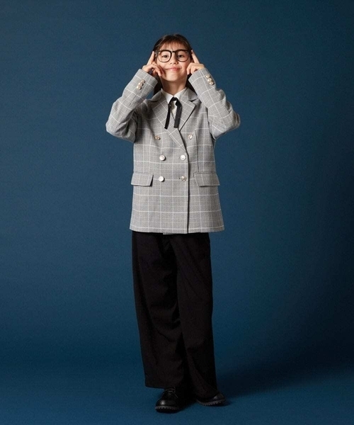 a.v.v（アーヴェヴェ）の「[140-160]【卒服】ワイドパンツ（その他パンツ・キッズ・ブラック・140/150/160）」の13枚目の写真