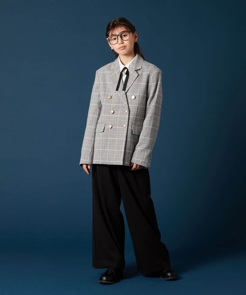 a.v.v（アーヴェヴェ）の「[140-160]【卒服】ワイドパンツ（その他パンツ・キッズ・ブラック・140/150/160）」の15枚目の写真