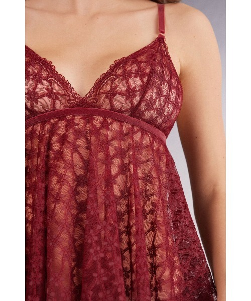 【セール】She is a Classic シルク＆レース ベビードール（インナーウェア/肌着）｜Intimissimi（インティミッシミ）