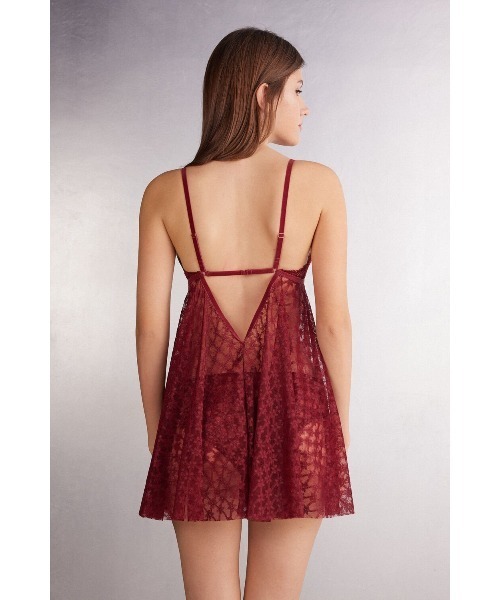 【セール】She is a Classic シルク＆レース ベビードール（インナーウェア/肌着）｜Intimissimi（インティミッシミ）