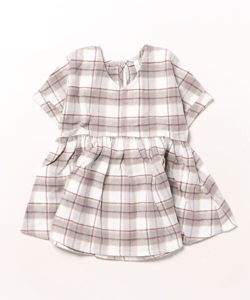 【セール】【Bs】【it】【Rylee＋Cru】MAXWELL DRESS || BLUE FLANNEL（その他ベビー用品）｜Rylee + Cru（ライリーアンドクルー）