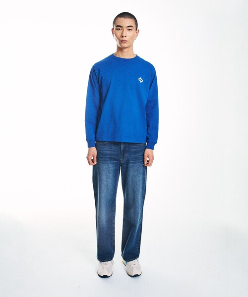 City Ambient Products: スタンダード ロゴ プリント ロングスリーブ Tシャツ City Ambient Products: スタンダード ロゴ プリント ロング