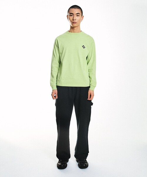 City Ambient Products: スタンダード ロゴ プリント ロングスリーブ Tシャツ City Ambient Products: スタンダード ロゴ プリント ロング