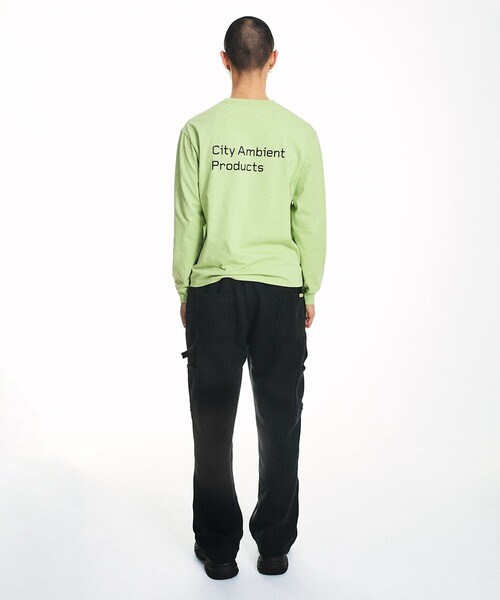 City Ambient Products(シティアンビエントプロダクツ)の「City Ambient Products: スタンダード ロゴ プリント ロングスリーブ Tシャツ(Tシャツ/カットソー・メンズ・ブルー/ライム/ホワイト/ブラック・SMALL/X-LARGE/LARGE/MEDIUM)」の8枚目の写真