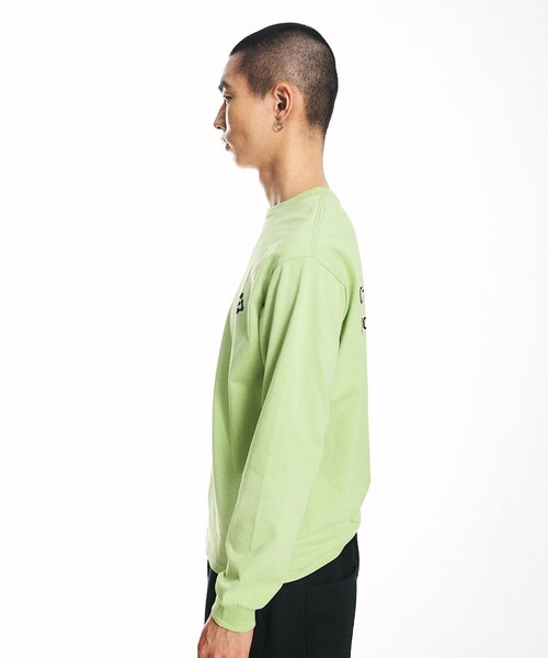 City Ambient Products(シティアンビエントプロダクツ)の「City Ambient Products: スタンダード ロゴ プリント ロングスリーブ Tシャツ(Tシャツ/カットソー・メンズ・ブルー/ライム/ホワイト/ブラック・SMALL/X-LARGE/LARGE/MEDIUM)」の11枚目の写真