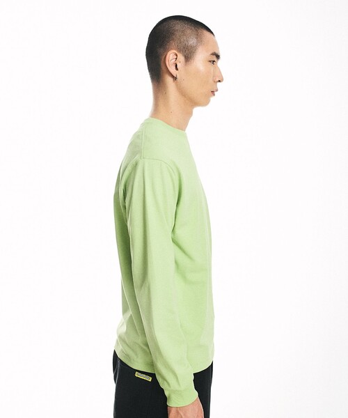 City Ambient Products(シティアンビエントプロダクツ)の「City Ambient Products: スタンダード ロゴ プリント ロングスリーブ Tシャツ(Tシャツ/カットソー・メンズ・ブルー/ライム/ホワイト/ブラック・SMALL/X-LARGE/LARGE/MEDIUM)」の13枚目の写真