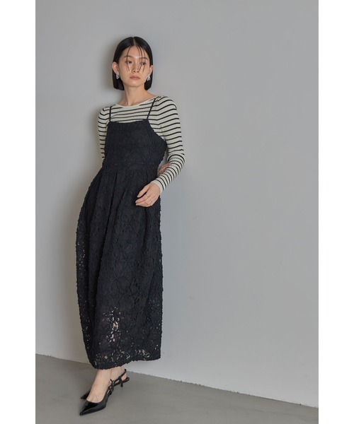 起毛レースキャミワンピース（ワンピース）｜&. NOSTALGIA（アンドドットノスタルジア）