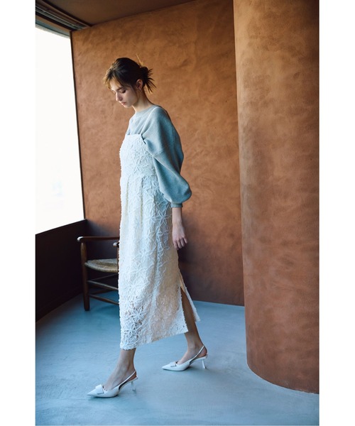 起毛レースキャミワンピース（ワンピース）｜&. NOSTALGIA（アンドドットノスタルジア）