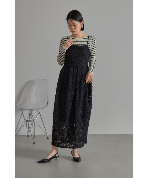 起毛レースキャミワンピース（ワンピース）｜&. NOSTALGIA（アンドドットノスタルジア）