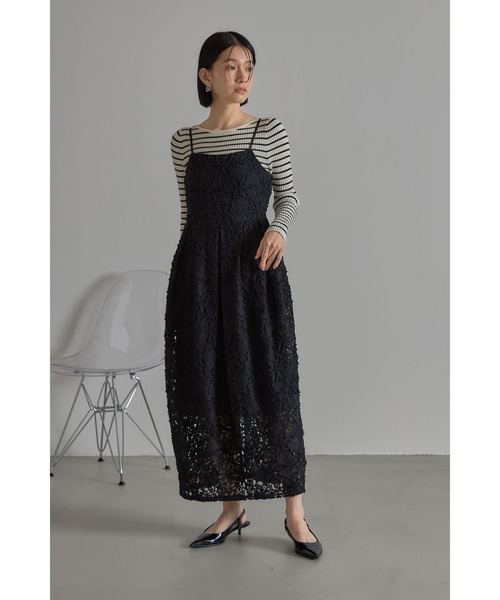 起毛レースキャミワンピース（ワンピース）｜&. NOSTALGIA（アンドドットノスタルジア）