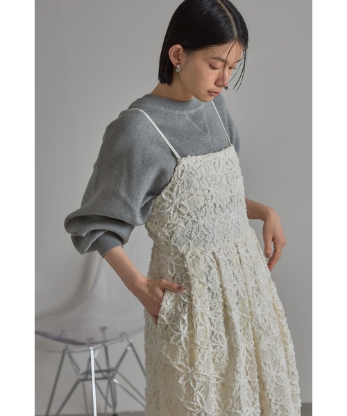 起毛レースキャミワンピース（ワンピース）｜&. NOSTALGIA（アンドドットノスタルジア）