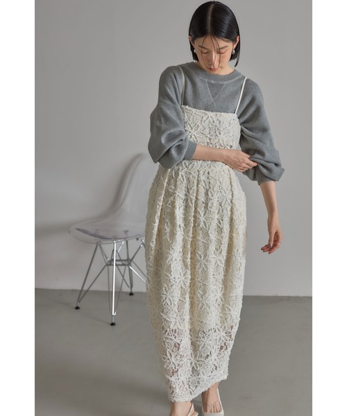 起毛レースキャミワンピース（ワンピース）｜&. NOSTALGIA（アンドドットノスタルジア）