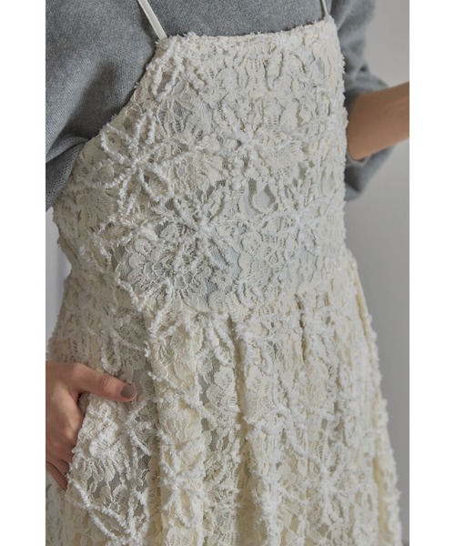 起毛レースキャミワンピース（ワンピース）｜&. NOSTALGIA（アンドドットノスタルジア）