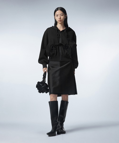 JNBY(ジェーエヌビーワイ)の「【ZOZOTOWN限定】Unique Corded Zip-up Hoodie / ジップアップフーディー(パーカー・レディース・ブラック/ピンク/ブラウン・38/36/40)」の17枚目の写真