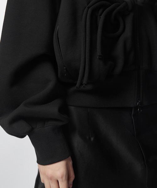 JNBY(ジェーエヌビーワイ)の「【ZOZOTOWN限定】Unique Corded Zip-up Hoodie / ジップアップフーディー(パーカー・レディース・ブラック/ピンク/ブラウン・38/36/40)」の21枚目の写真