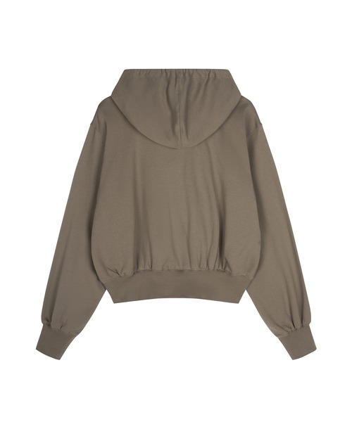 JNBY(ジェーエヌビーワイ)の「【ZOZOTOWN限定】Unique Corded Zip-up Hoodie / ジップアップフーディー(パーカー・レディース・ブラック/ピンク/ブラウン・38/36/40)」の4枚目の写真