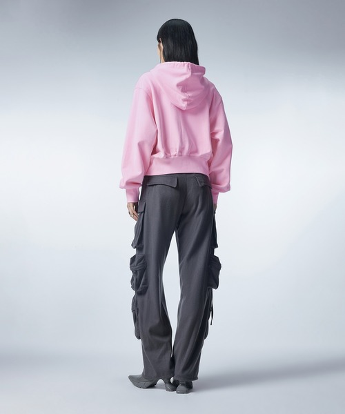 JNBY(ジェーエヌビーワイ)の「【ZOZOTOWN限定】Unique Corded Zip-up Hoodie / ジップアップフーディー(パーカー・レディース・ブラック/ピンク/ブラウン・38/36/40)」の11枚目の写真