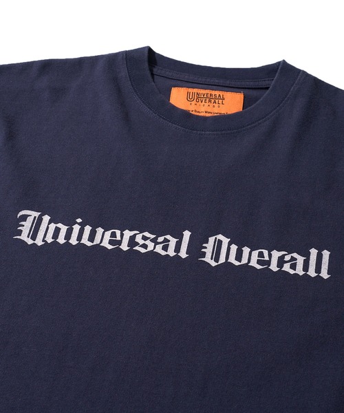 メンズ5L 地雷系バイカラーワークシャツ襟オールドイングリッシュロゴ　ブラック RIPPER（リッパー）の「RIPPERオールドイングリッシュ Tシャツ