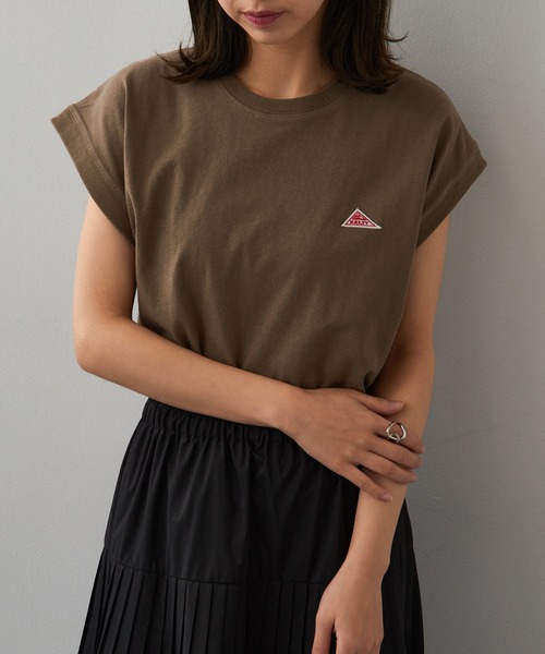 KELTY(ケルティ)の「【KELTY】≪別注≫ French Sleeve Tops(Tシャツ/カットソー・レディース・グレー/ネイビー/ベージュ/チャコールグレー/ホワイト・FREE)」の4枚目の写真
