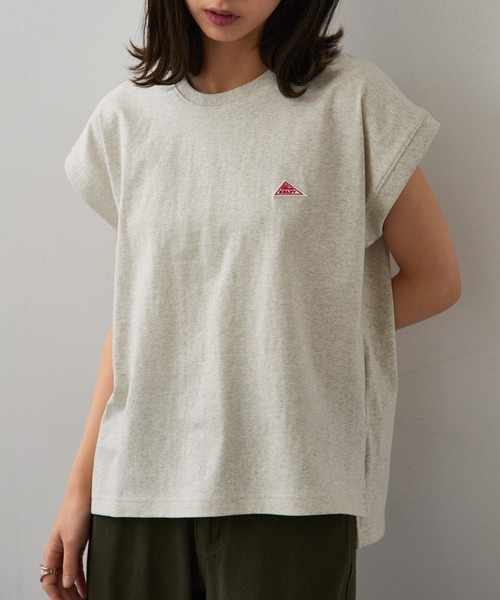 KELTY(ケルティ)の「【KELTY】≪別注≫ French Sleeve Tops(Tシャツ/カットソー・レディース・グレー/ネイビー/ベージュ/チャコールグレー/ホワイト・FREE)」の6枚目の写真