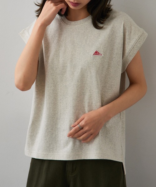 KELTY(ケルティ)の「【KELTY】≪別注≫ French Sleeve Tops(Tシャツ/カットソー・レディース・グレー/ネイビー/ベージュ/チャコールグレー/ホワイト・FREE)」の7枚目の写真