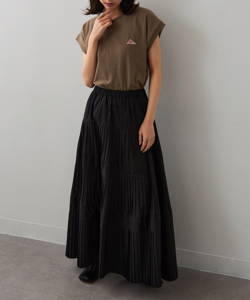 KELTY(ケルティ)の「【KELTY】≪別注≫ French Sleeve Tops(Tシャツ/カットソー・レディース・グレー/ネイビー/ベージュ/チャコールグレー/ホワイト・FREE)」の18枚目の写真