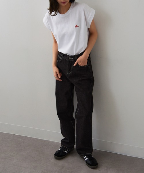 KELTY(ケルティ)の「【KELTY】≪別注≫ French Sleeve Tops(Tシャツ/カットソー・レディース・グレー/ネイビー/ベージュ/チャコールグレー/ホワイト・FREE)」の13枚目の写真