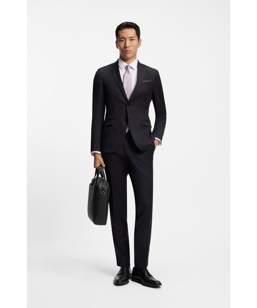 ぴーたん様✨HUGO BOSS レザー シボ A4 2way ビジネスバッグ HUGO BOSS（ヒューゴ・ボス） ビジネスバッグ Daxter Double Doc