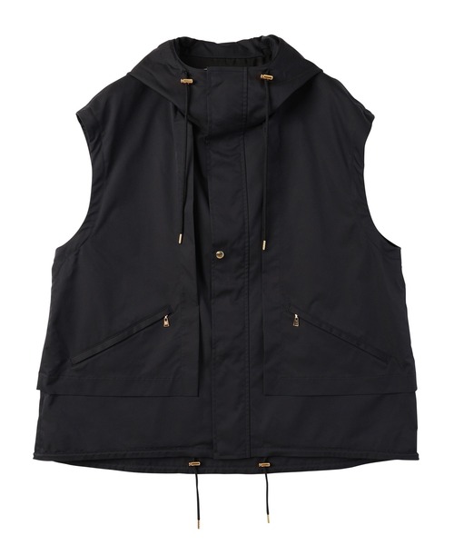 セール】High Count Stretch Twill Removable Sleeves Layered