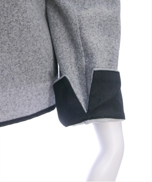 clear（クリア）の「配色パイピングポケット付キジャケット[綺麗目 オフィスカジュアル 着回し抜群 大人 カジュアル] ≪2025SS新作≫（その他アウター・レディース・アイボリー/グレー・F）」の14枚目の写真