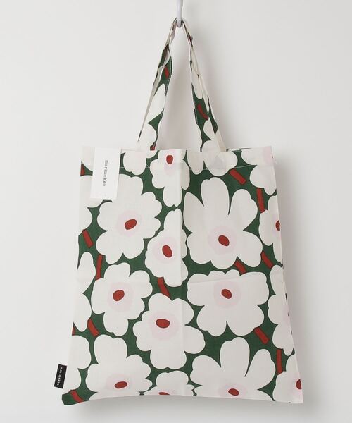 marimekko(マリメッコ)の「【JAPAN EXCLUSIVE】Mini Unikko / tote bag 32x33cm(トートバッグ・レディース・グリーン系その他・FREE)」の7枚目の写真