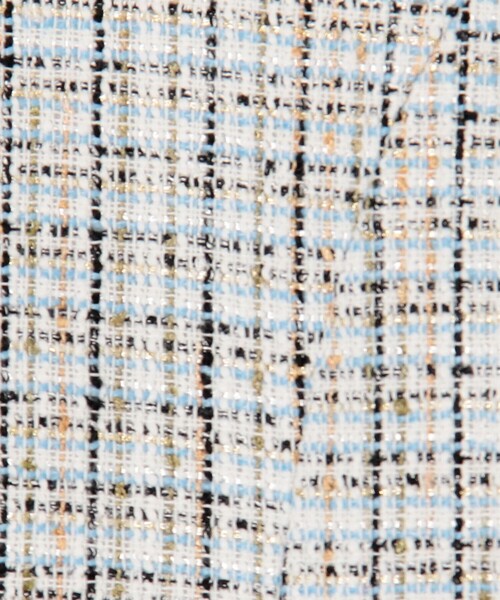 MICO COULIER(ミコクリエ)の「《オケージョン対応》コッパーラメツィードジャケット(ノーカラージャケット・レディース・ホワイト系その他/ブラック系その他・40/38)」の20枚目の写真